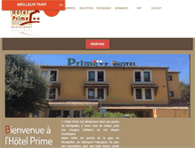 Tablet Screenshot of hotel-montpellier-prime.com